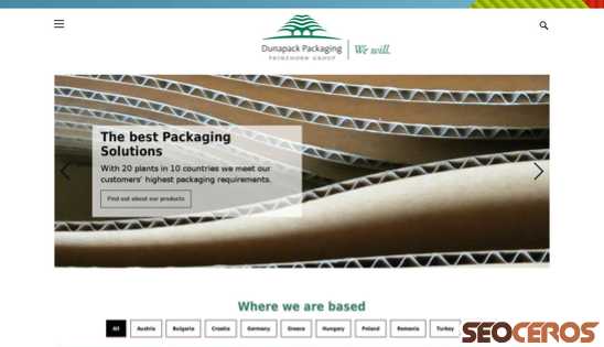 dunapack-packaging.com desktop náhled obrázku
