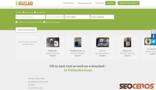 e-bouclard.fr desktop náhľad obrázku