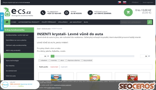 e-cs.cz/levne-vune-do-auta desktop náhľad obrázku