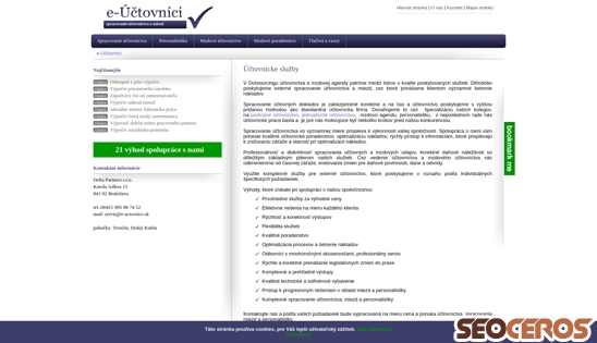 e-uctovnici.sk desktop förhandsvisning