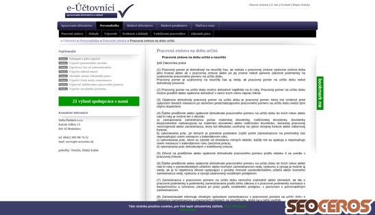 e-uctovnici.sk/personalna-agenda/pracovne-zmluvy/pracovna-zmluva-na-dobu-urcitu desktop előnézeti kép