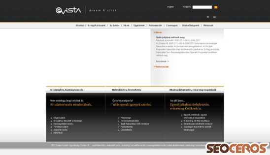 e-vista.hu desktop előnézeti kép