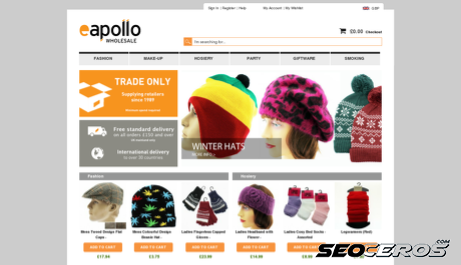 e-apollo.co.uk desktop náhľad obrázku