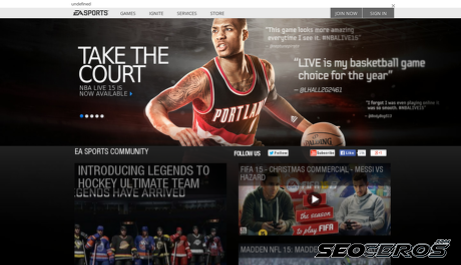easports.com desktop előnézeti kép