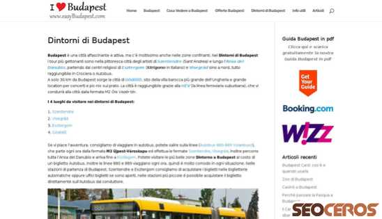 easybudapest.com/it/dintorni-di-budapest desktop preview