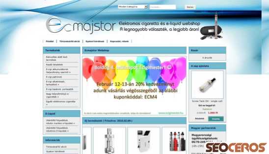 ecigimester.hu desktop náhľad obrázku