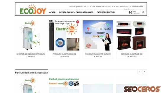 ecojoy.ro desktop förhandsvisning