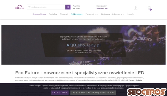 eko-ledy.pl desktop vista previa