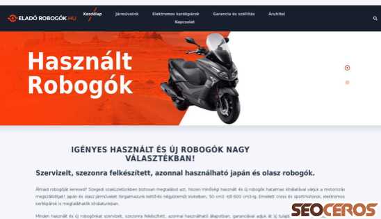 eladorobogok.hu desktop náhľad obrázku