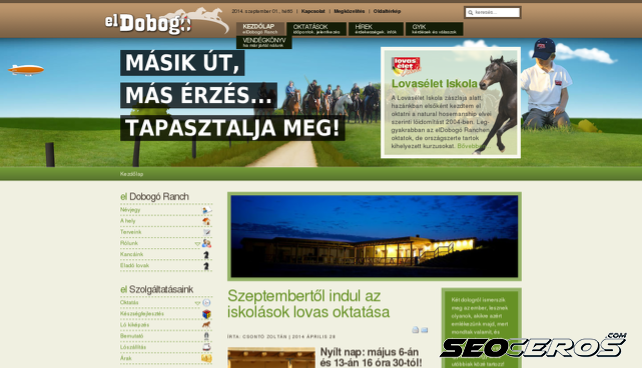 eldobogoranch.hu desktop náhled obrázku