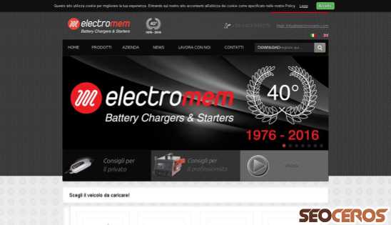 electromem.com desktop Vista previa