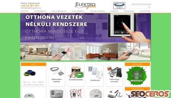 elektrogama.hu desktop náhľad obrázku