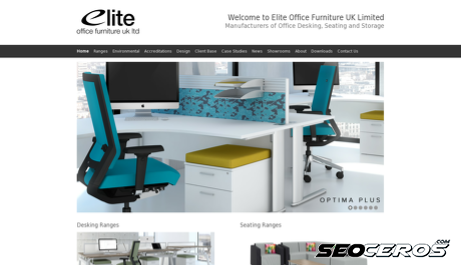 elite-furniture.co.uk desktop förhandsvisning
