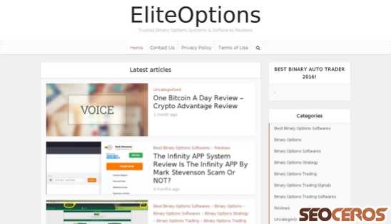 eliteoptions.net desktop Vorschau