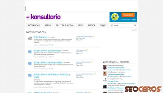 elkonsultorio.es desktop förhandsvisning