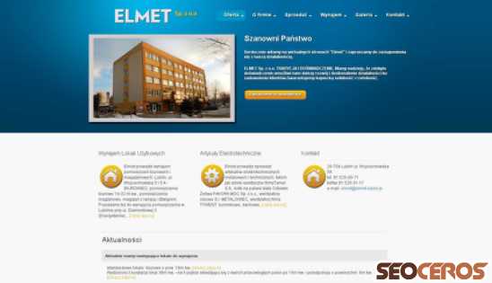elmet-lublin.pl desktop förhandsvisning