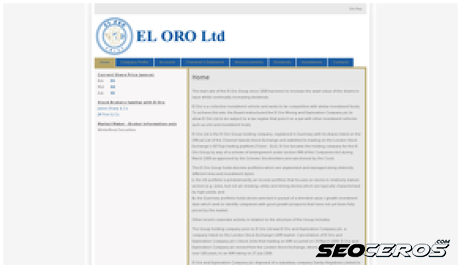 eloro.co.uk desktop előnézeti kép