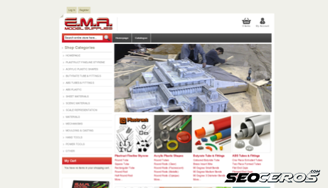 ema-models.co.uk desktop náhled obrázku