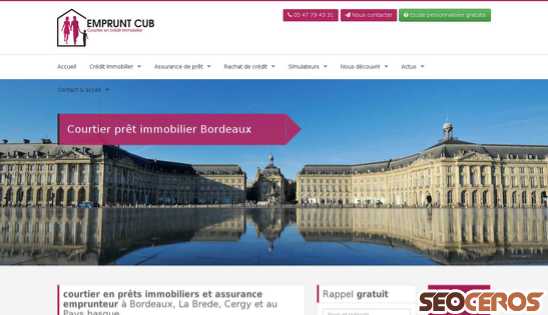 emprunt-cub-pret-immobilier.fr desktop Vista previa