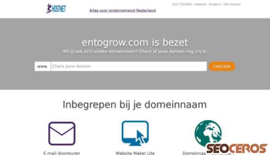 entogrow.com desktop preview