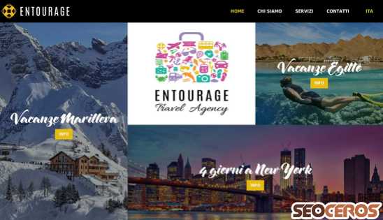 entourageviaggi.it desktop náhľad obrázku