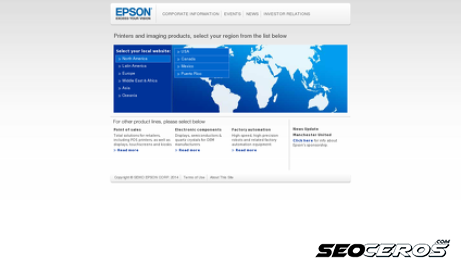 epson.com desktop Vorschau