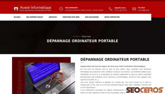 epsylonstudio.com/avenir2/depannagePcPortable.php desktop previzualizare