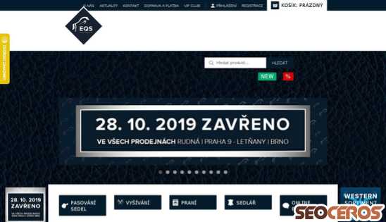 equiservis.cz desktop náhled obrázku