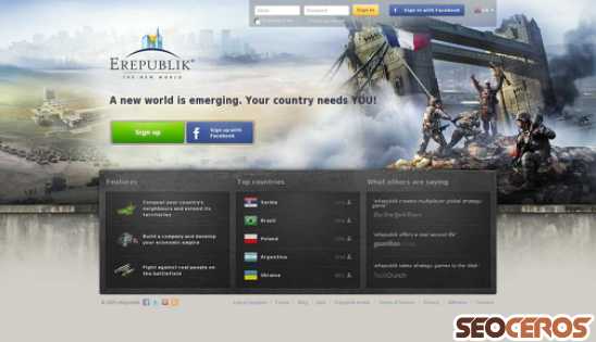 erepublik.com desktop előnézeti kép