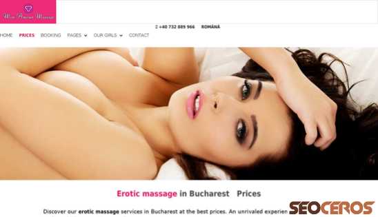 erotic-massage-bucharest.com/prices desktop előnézeti kép