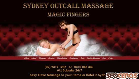 eroticmassagefingers.com.au desktop náhľad obrázku