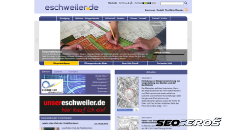 eschweiler.de desktop előnézeti kép