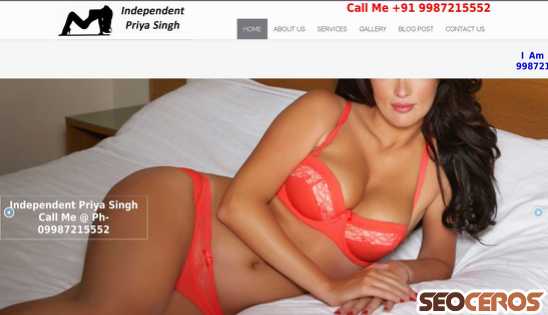escortagencyinmumbai.com desktop obraz podglądowy