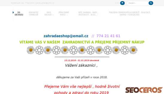 eshopzahrada.cz desktop förhandsvisning