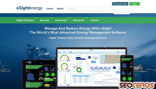 esightenergy.com desktop náhľad obrázku