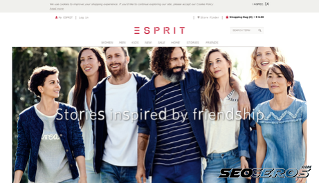 esprit.com desktop náhled obrázku