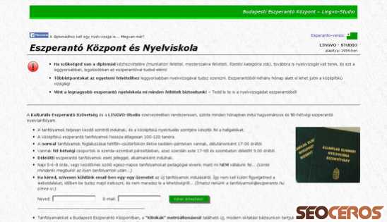 eszperanto-tanfolyam.hu desktop anteprima