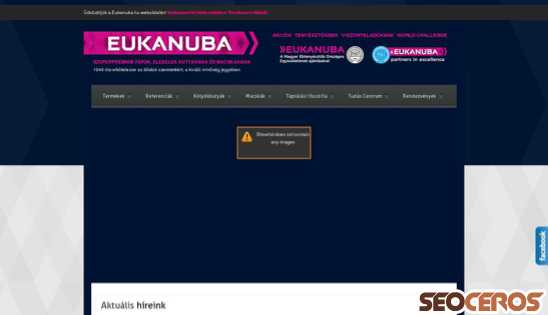 eukanuba.hu desktop előnézeti kép