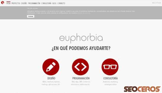 euphorbia.es desktop náhľad obrázku