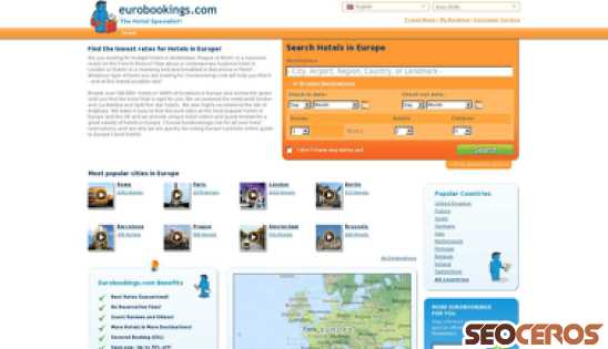 eurobookings.com desktop előnézeti kép