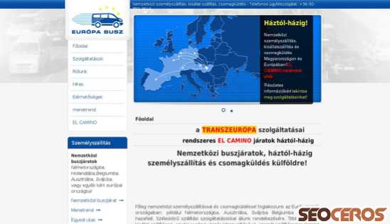 europabusz.hu desktop Vista previa