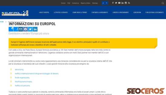 europol.europa.eu/it/about-europol desktop 미리보기