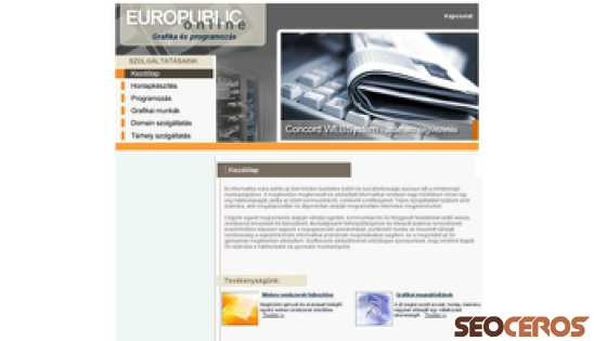 europublic.net desktop előnézeti kép