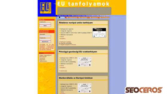 eutanfolyam.hu desktop náhľad obrázku
