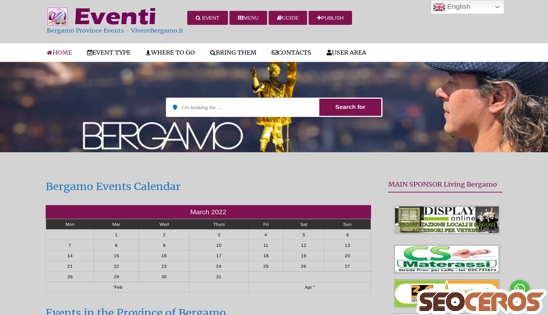 eventi.bergamo.it desktop előnézeti kép