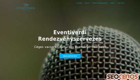 eventiverdi.hu desktop náhled obrázku