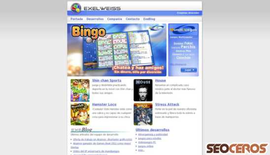 exelweiss.com desktop náhľad obrázku