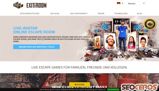 exittheroom.de/escape-room-muenchen desktop प्रीव्यू 