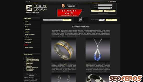 extremesilver.hu desktop náhľad obrázku