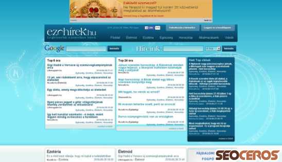 ezohirek.hu desktop náhľad obrázku
